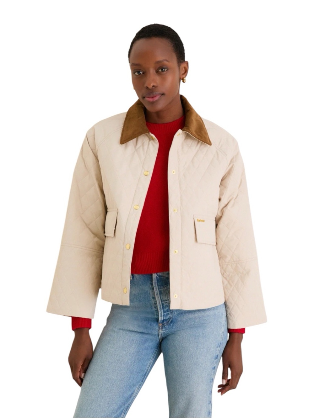 NEW Barbour Kirby Quilted Jacket.
Cream. US 10. NWT - Picture 2 of 9
